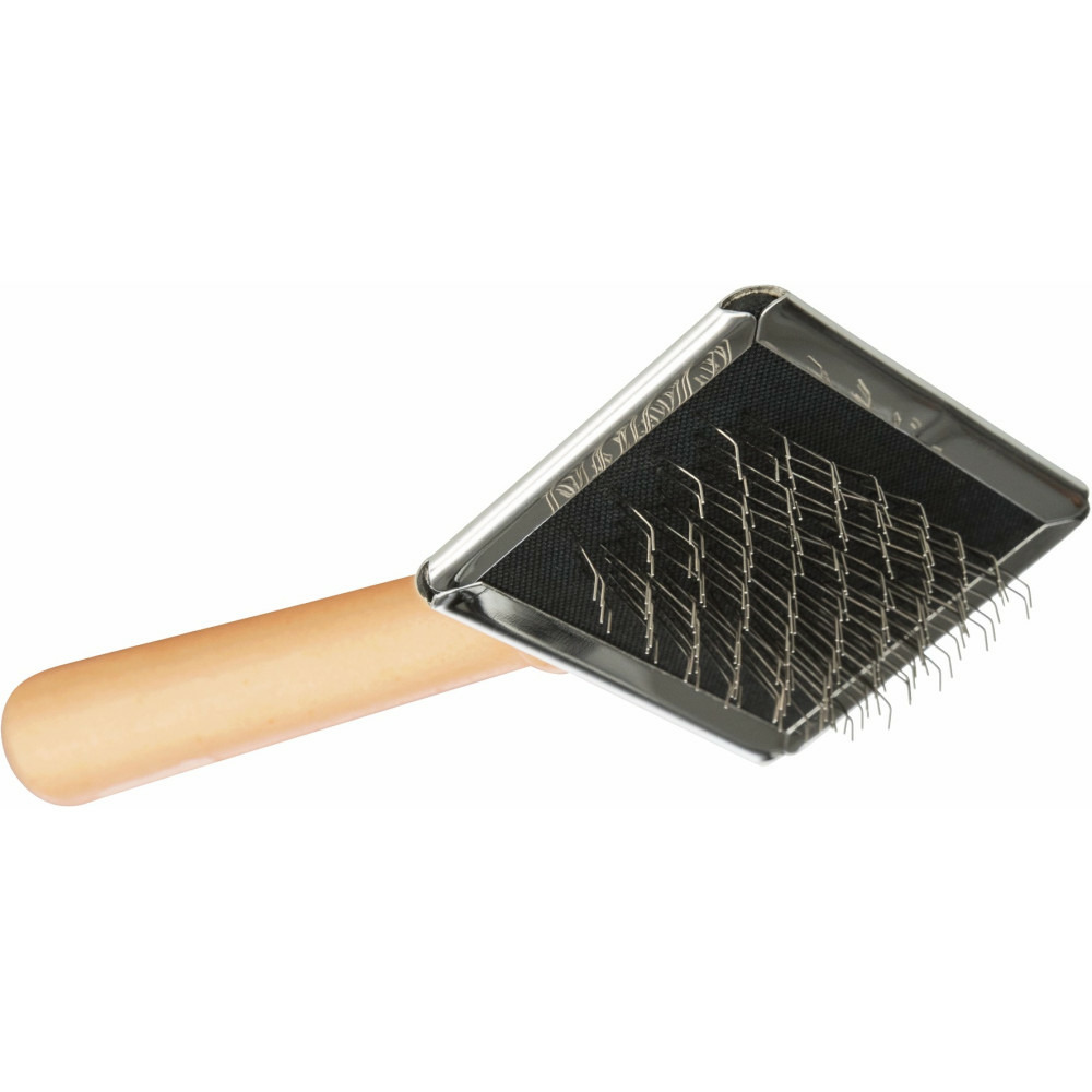 Brosse souple 6 x 13 cm avec petit peigne, pour chat et chien
