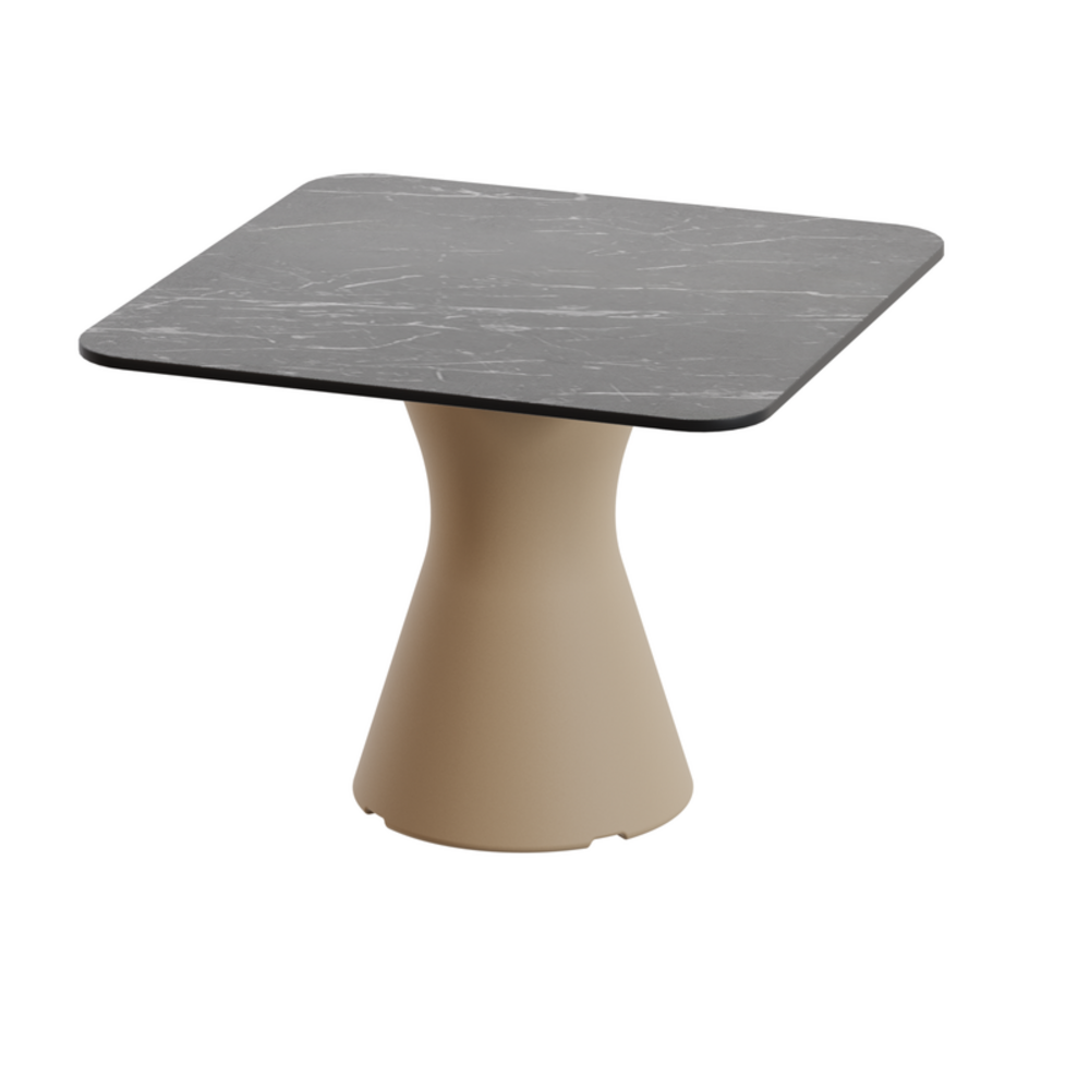 Table basse neocyl plateau effet marbre noir