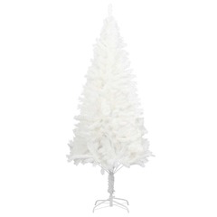 Arbre de noël artificiel aiguilles réalistes blanc 240 cm