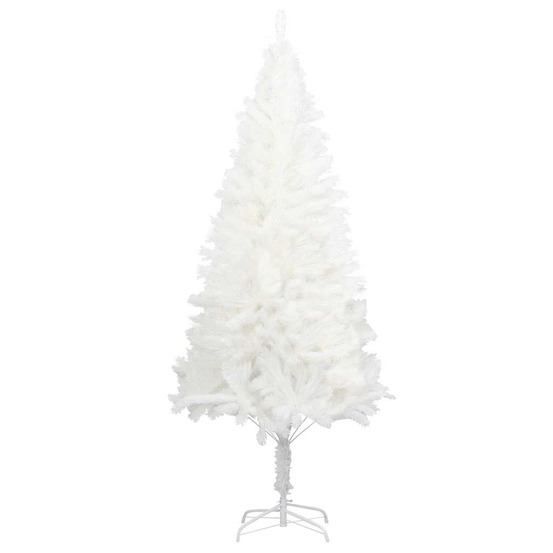 Arbre de noël artificiel aiguilles réalistes blanc 240 cm