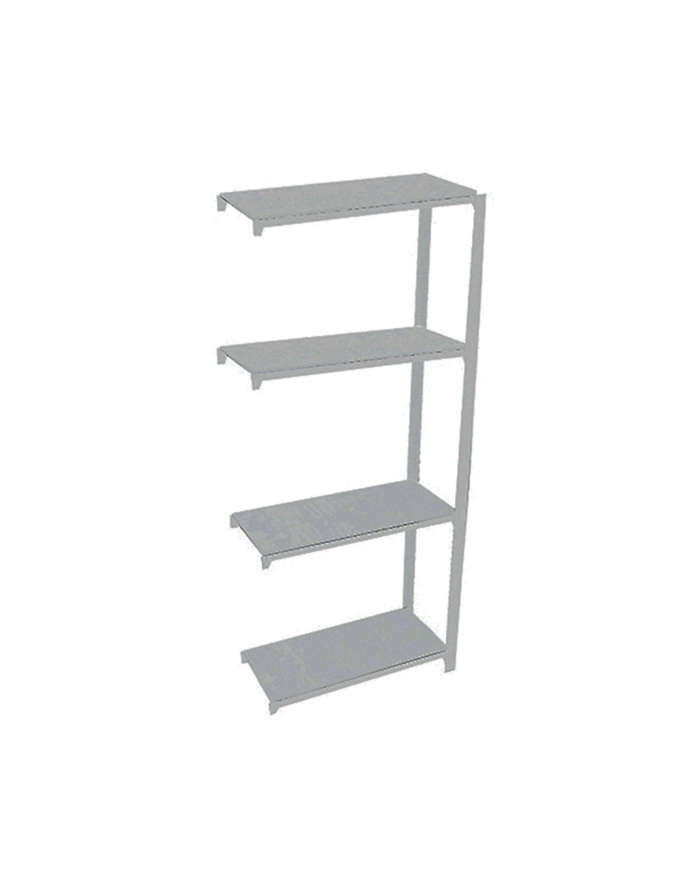 Etagère légère sans vis officlick 4/400 metal a.m. Gris/gris gris 1500x900x400 - simonrack