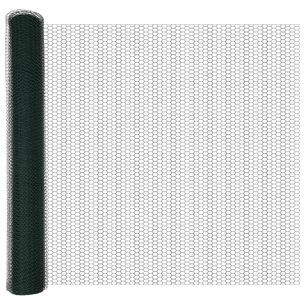Clôture hexagonale 1,2 x 10 m pvc vert
