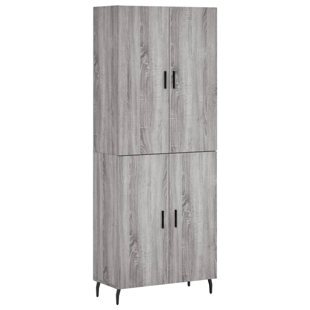 Buffet bahut commode armoire meuble de rangement organisateur cuisine salle de séjour salon haut sonoma 69,5 x 34 x 180 cm bo