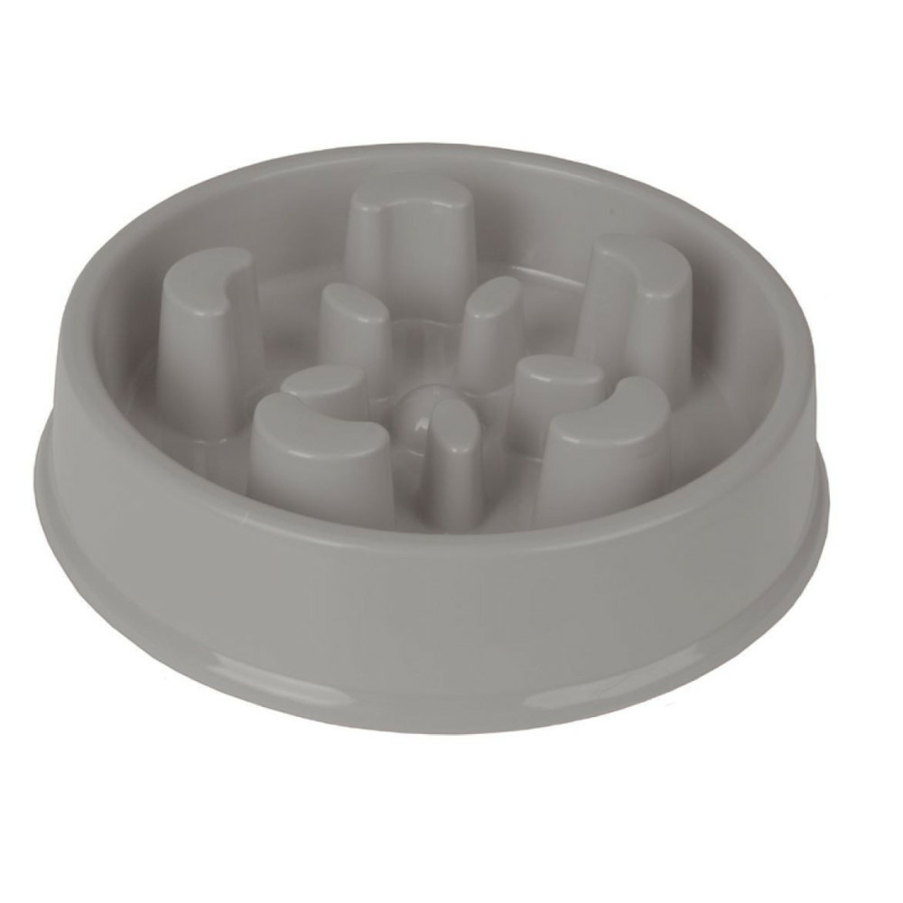 Gamelle anti-glouton baba grise contenance 500 ml ø 16.5 cm