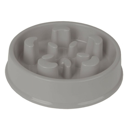 Gamelle anti-glouton baba grise contenance 500 ml ø 16.5 cm