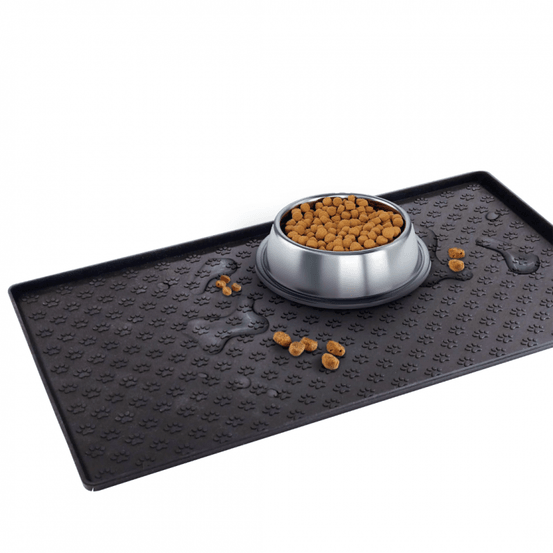 Tapis de gamelle pour chiens - antidérapant et waterproof - tapis d'ali