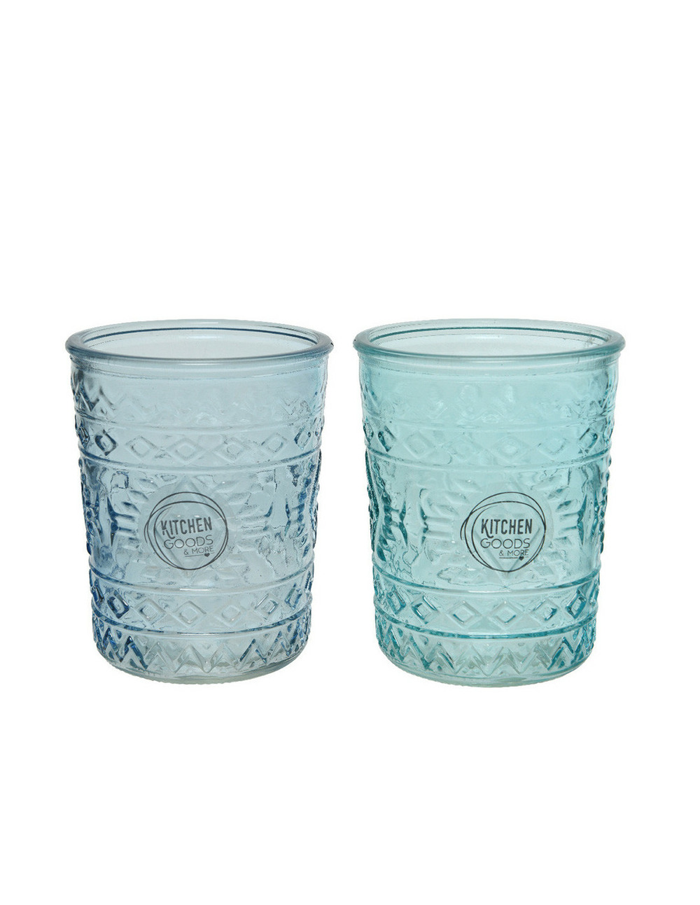 4 verre avec relief, ø8.3x10.3cm 350ml