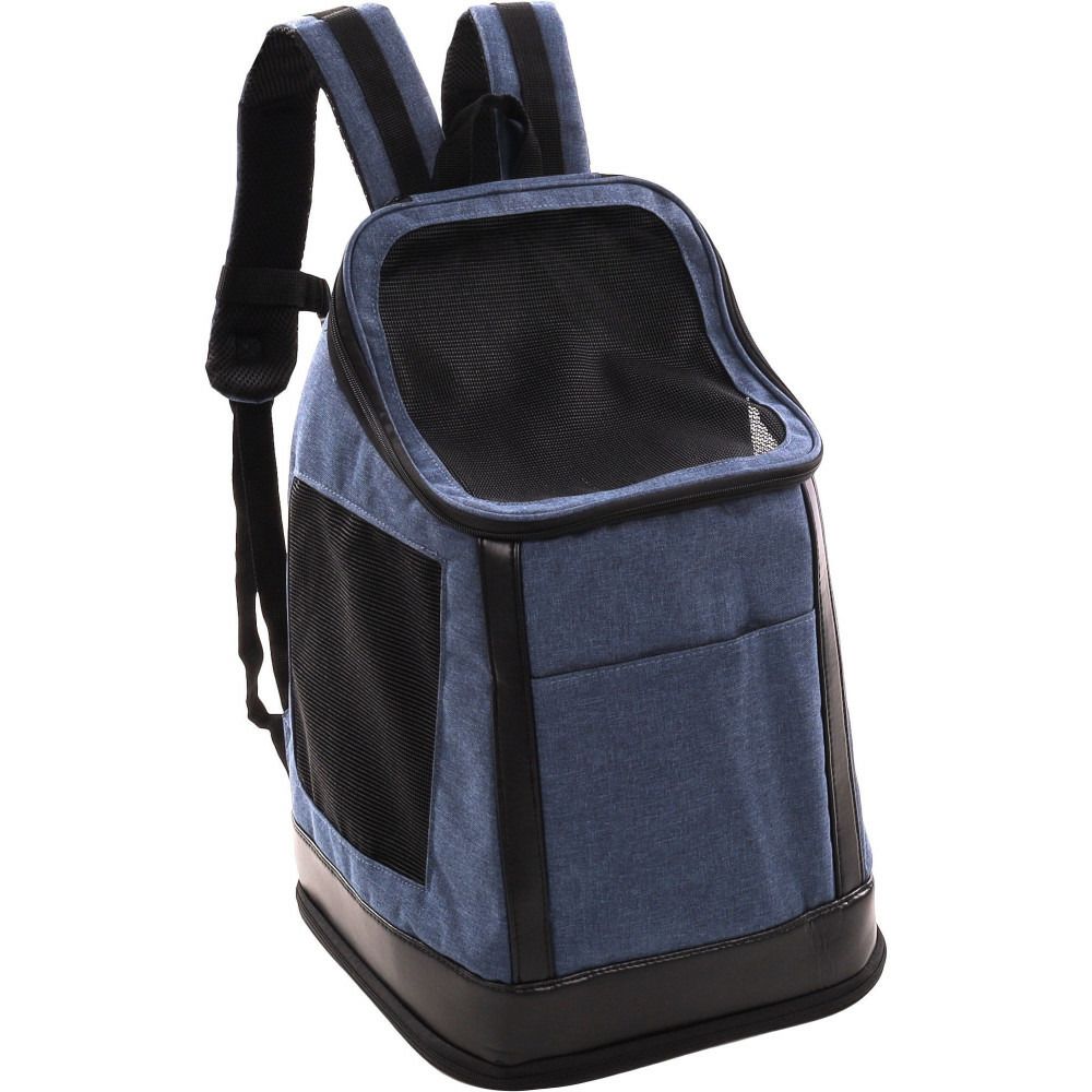 Sac à dos nestor bleu 35 x 30 x47 h pour chien max 7 kg