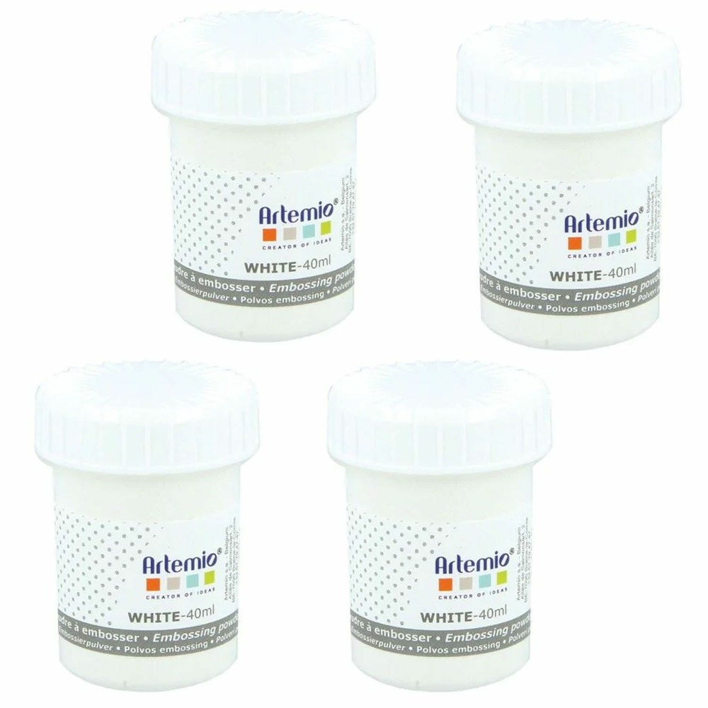 Poudre à embosser 160 ml - blanc