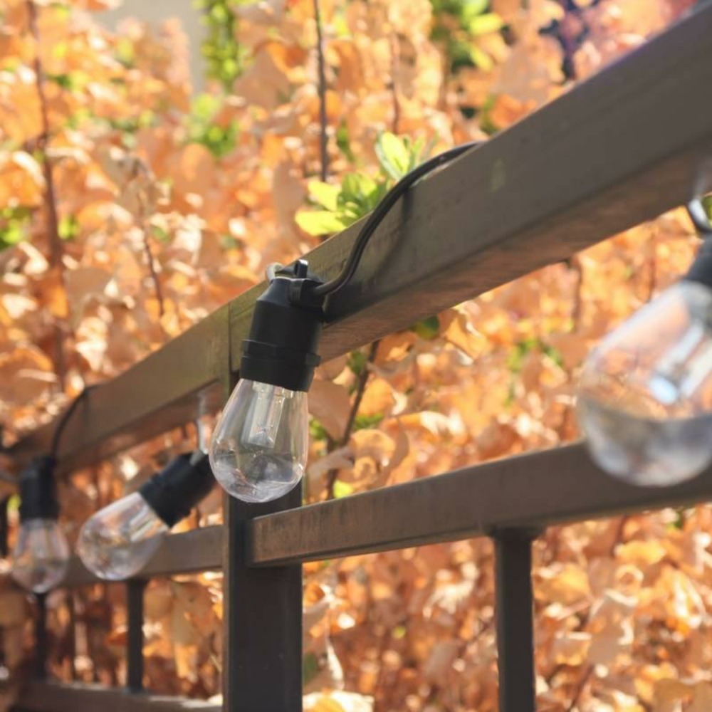 Guirlande solaire et usb rio color 10 ampoules 5 modes de couleur