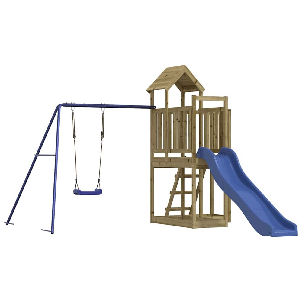 Aire de jeux d'extérieur bois de pin imprégné