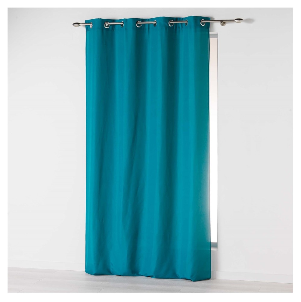 Rideau a oeillets absolu 140 x 260 cm bleu