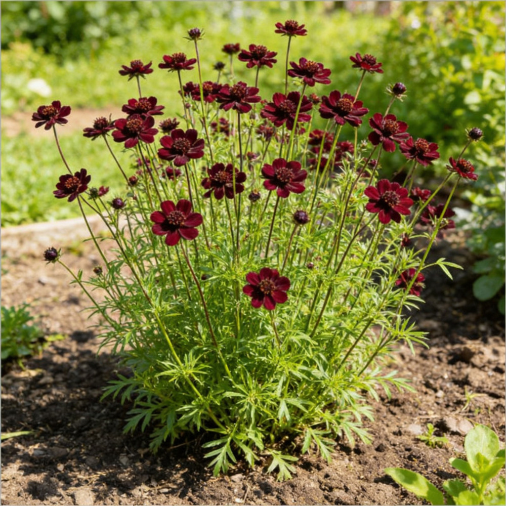 Grande astrance burgundy manor pot 2l 15cm - astrantia major burgundy manor
