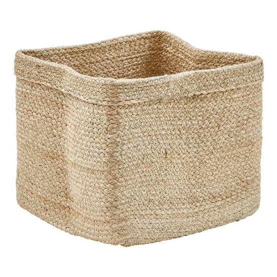 Panier de rangement tito en jute 30x30cm