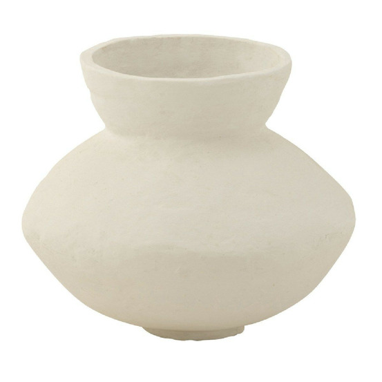 Pot évasé en papier maché