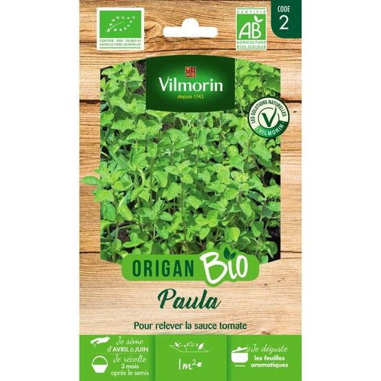 Sachet graines origan paula bio - origanum vulgare