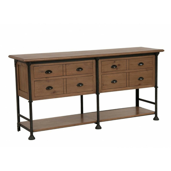 Commode acier marron - atelier interior's