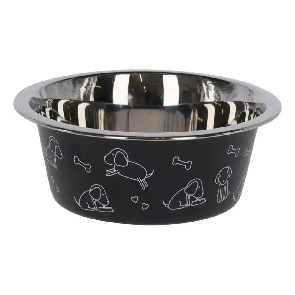 Gamelle en acier inoxydable pour chiens à longues oreilles 4 000 ml