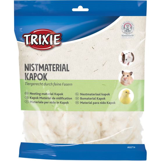 Matériau de nidification kapok, poids 100g pour rongeur et oiseaux