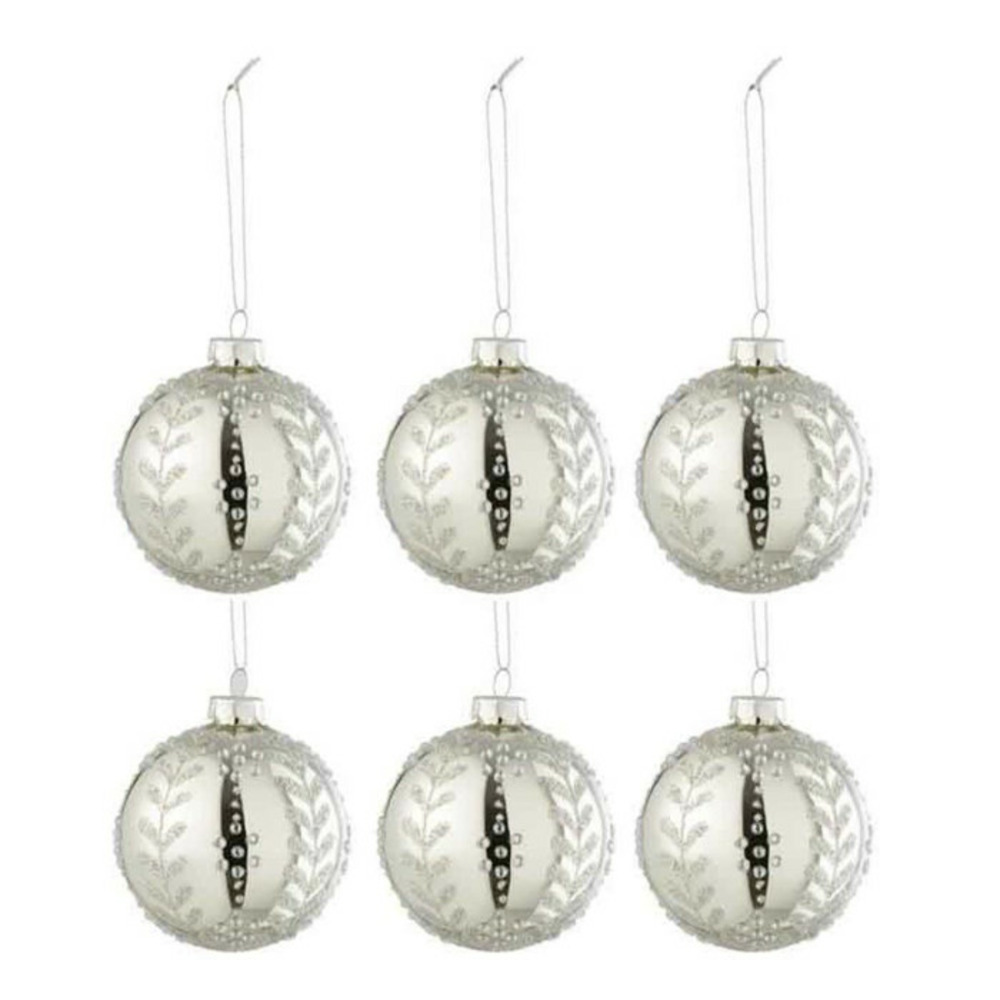 Lot de 6 boules de noël 