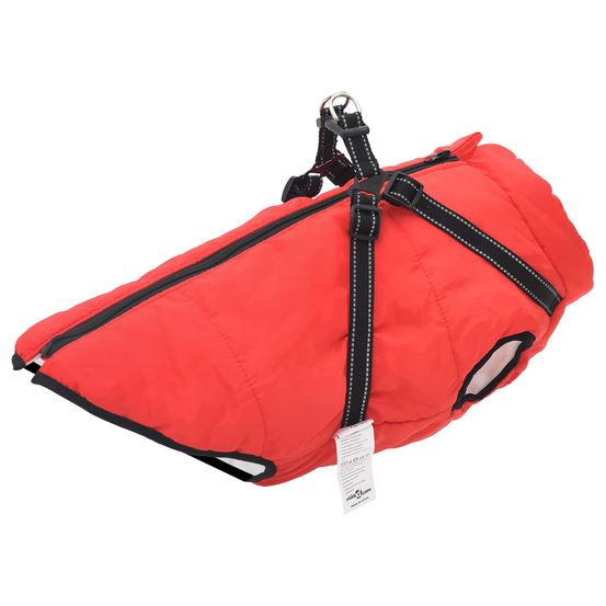 Manteau pour chien rouge l52 fleece et polyester