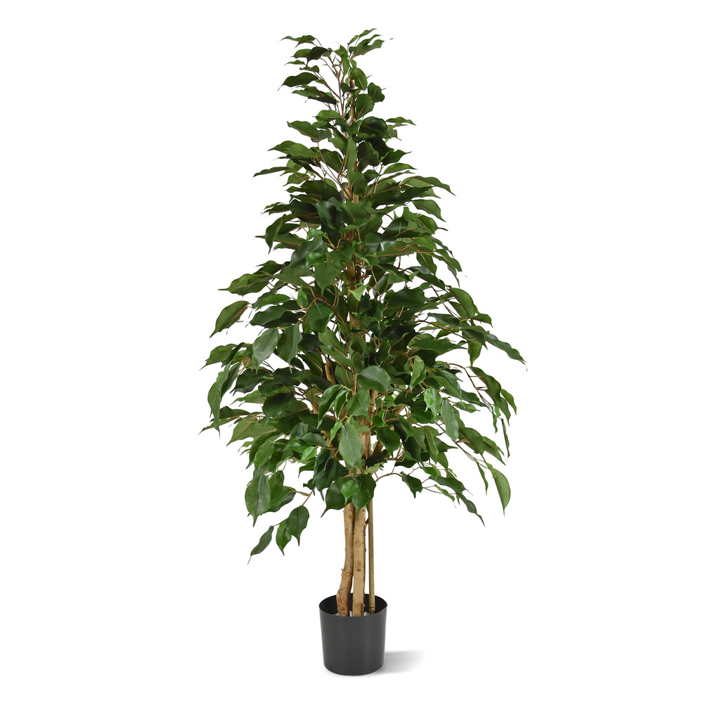 Ficus exotica plante artificielle vert de 120cm