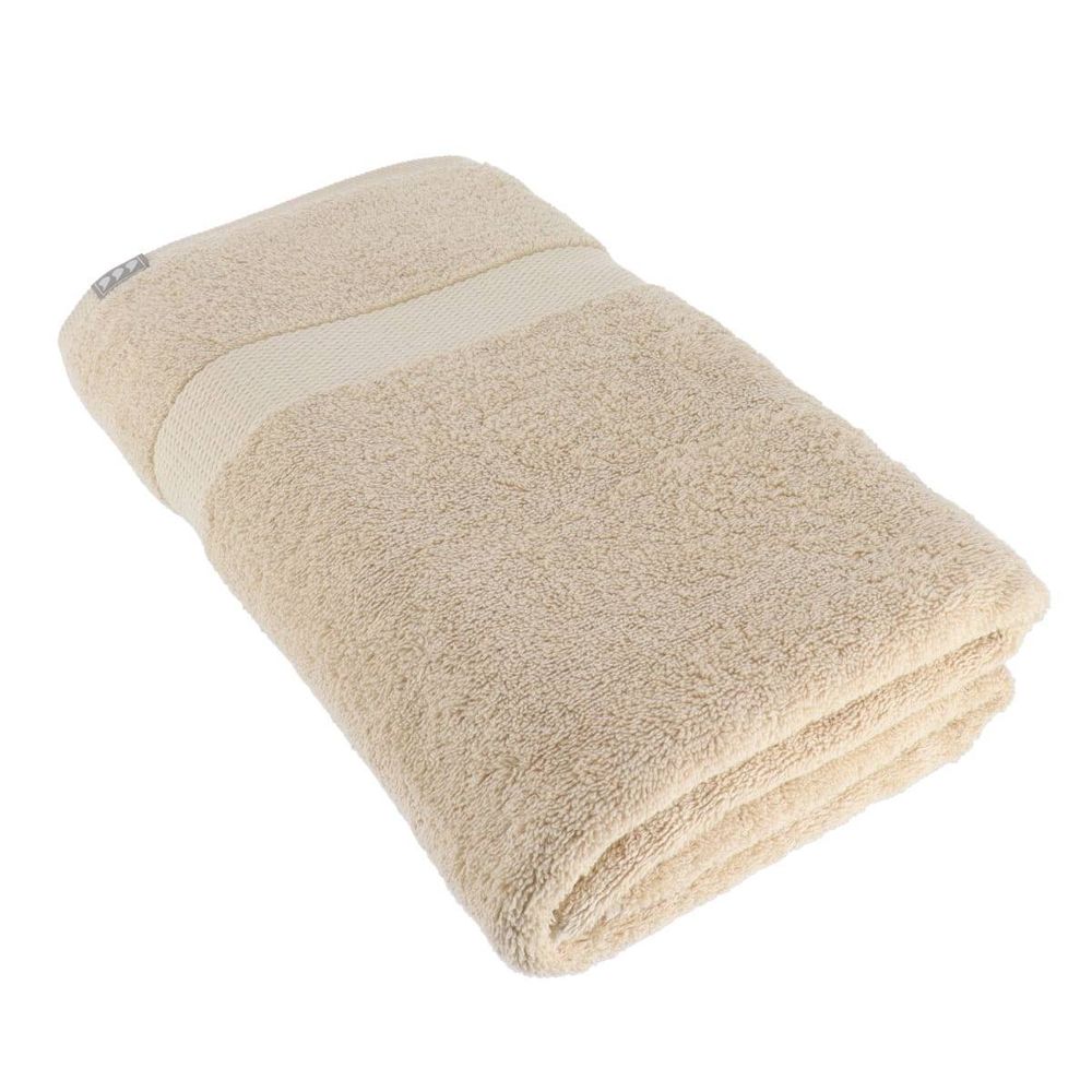 Serviette de bain 90x150 cm 100% coton - beige