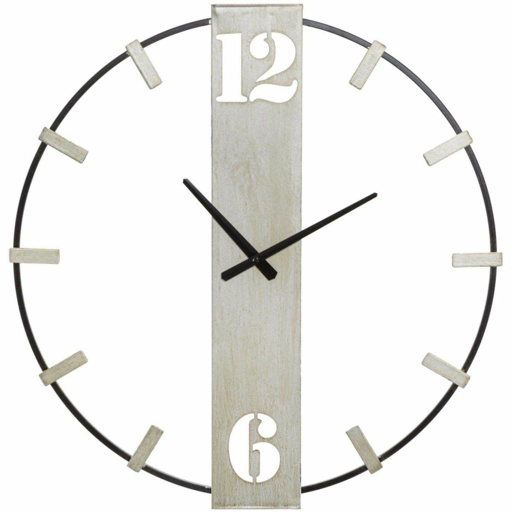 Horloge en métal silvery 61 x 4.5 x 63 cm