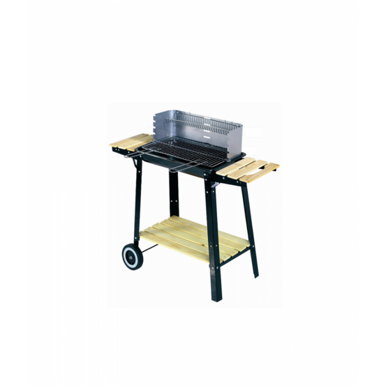 Barbecue mobile au charbon de bois 48 x 28 cm buffalo