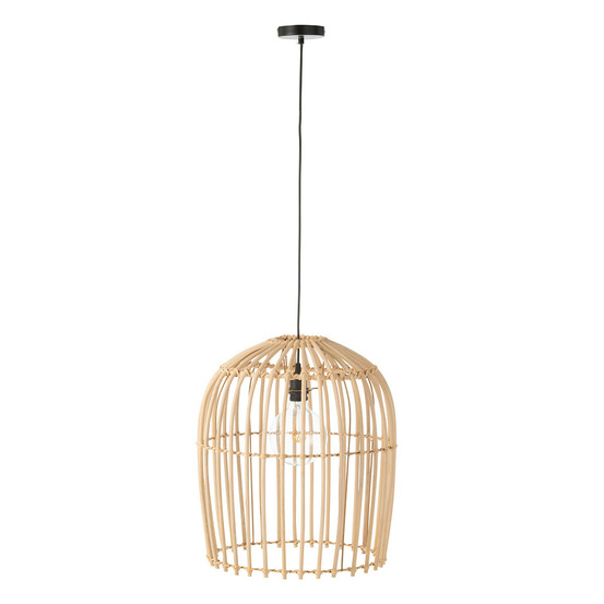 Lampe suspension en rotin