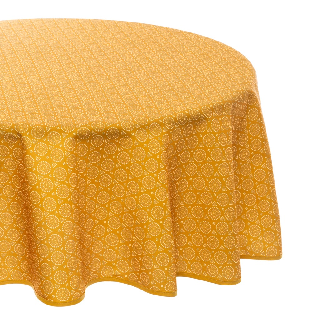 Nappe ronde anti tache ethnique