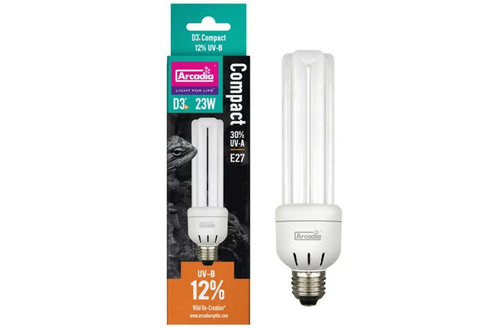 Compact lampe uvb 12% 23w - eclairage pour reptiles