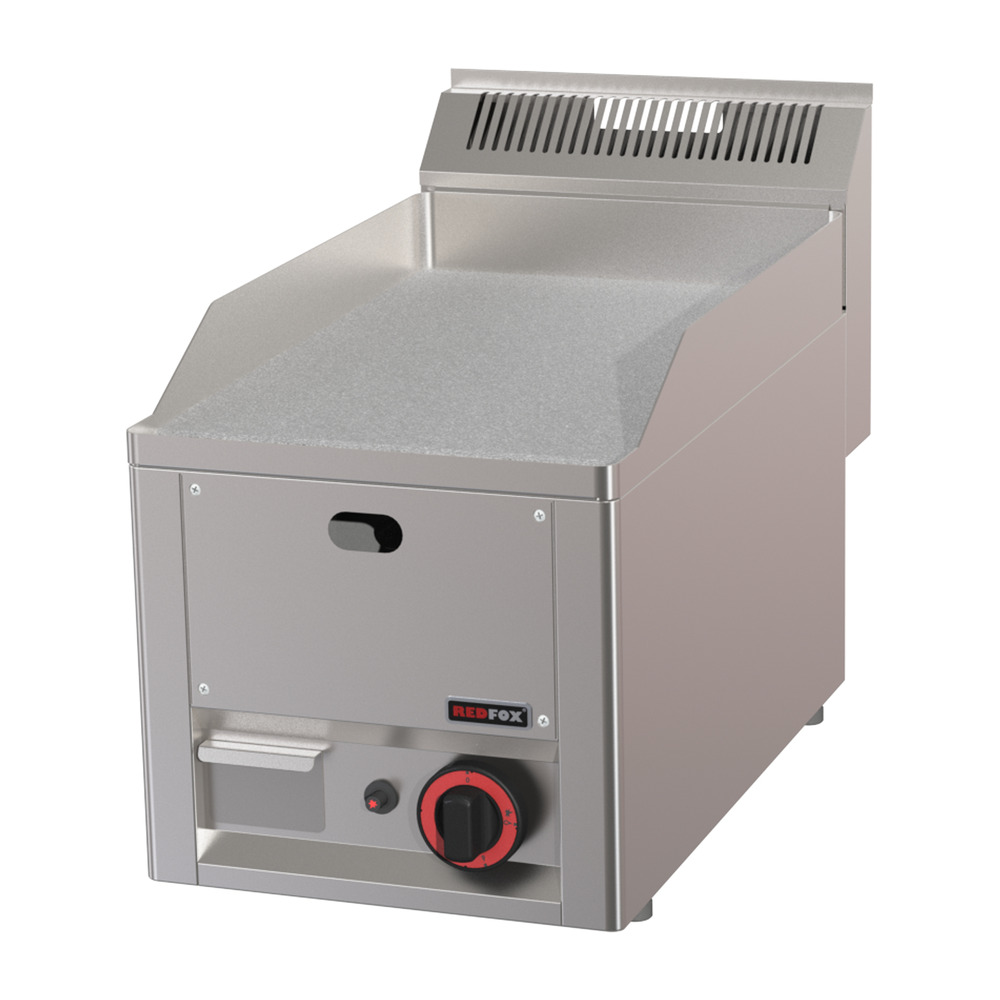 Plaque de cuisson 32x48 à gaz chrome durable lisse sans soubassement fthc 30 gl - redfox