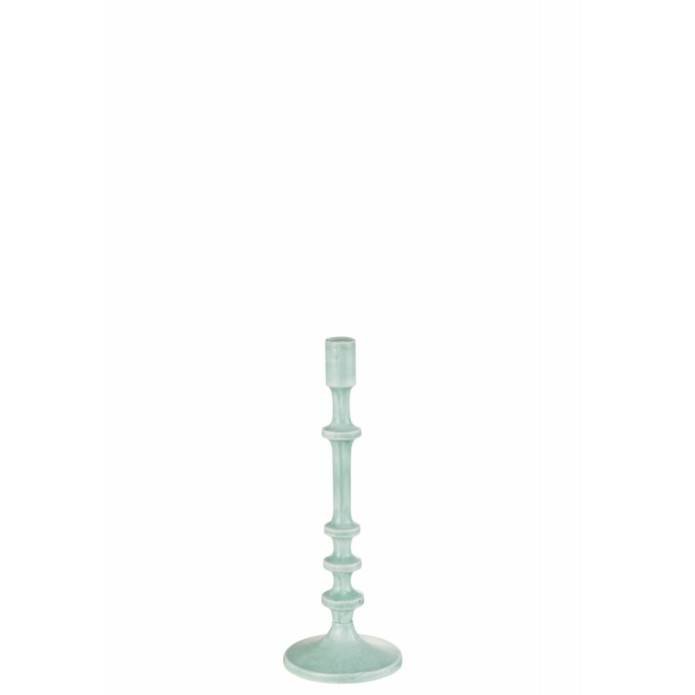 Chandelier classique en aluminium bleu h35cm
