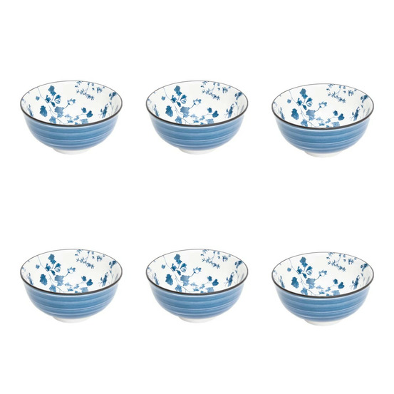 Lot de 6 coupelles en porcelaine