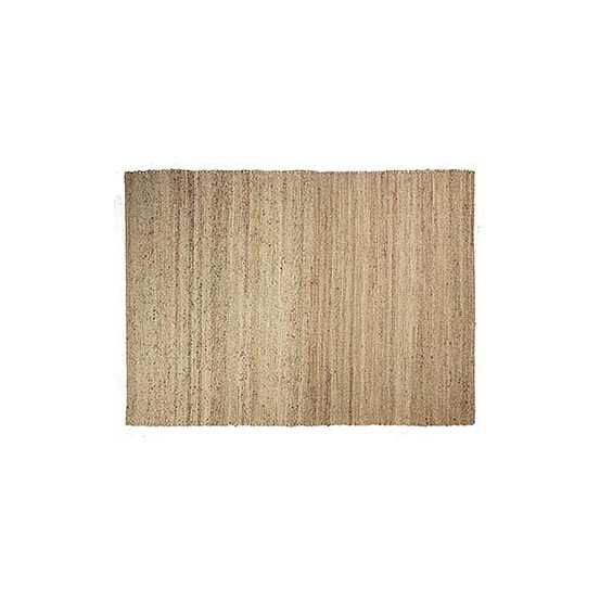 Tapis en jute naturelle uni jarod 200 x 140 cm