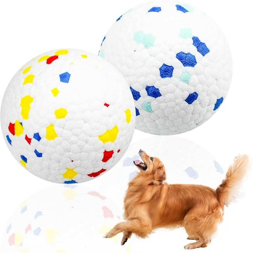 Balles indestructibles e-tpu pour moyens et grands chiens