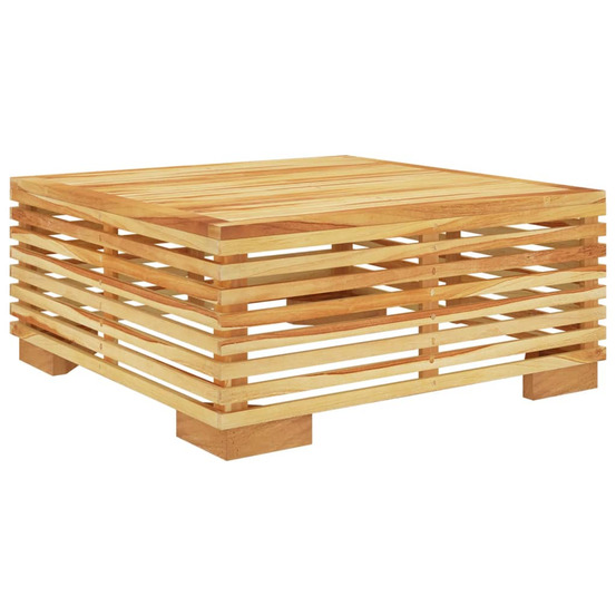 Table basse de jardin 69,5x69,5x31 cm bois massif de teck