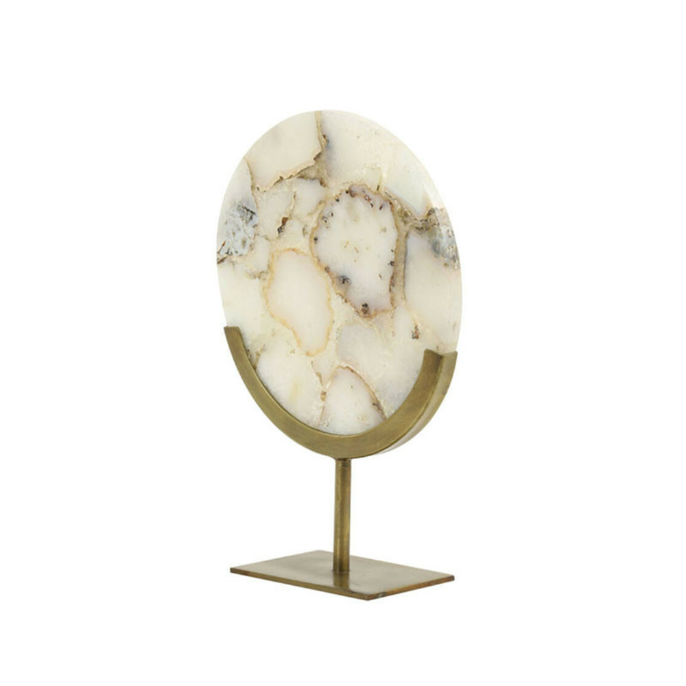 Statuette décorative marbre métal bronze 25x10x35cm