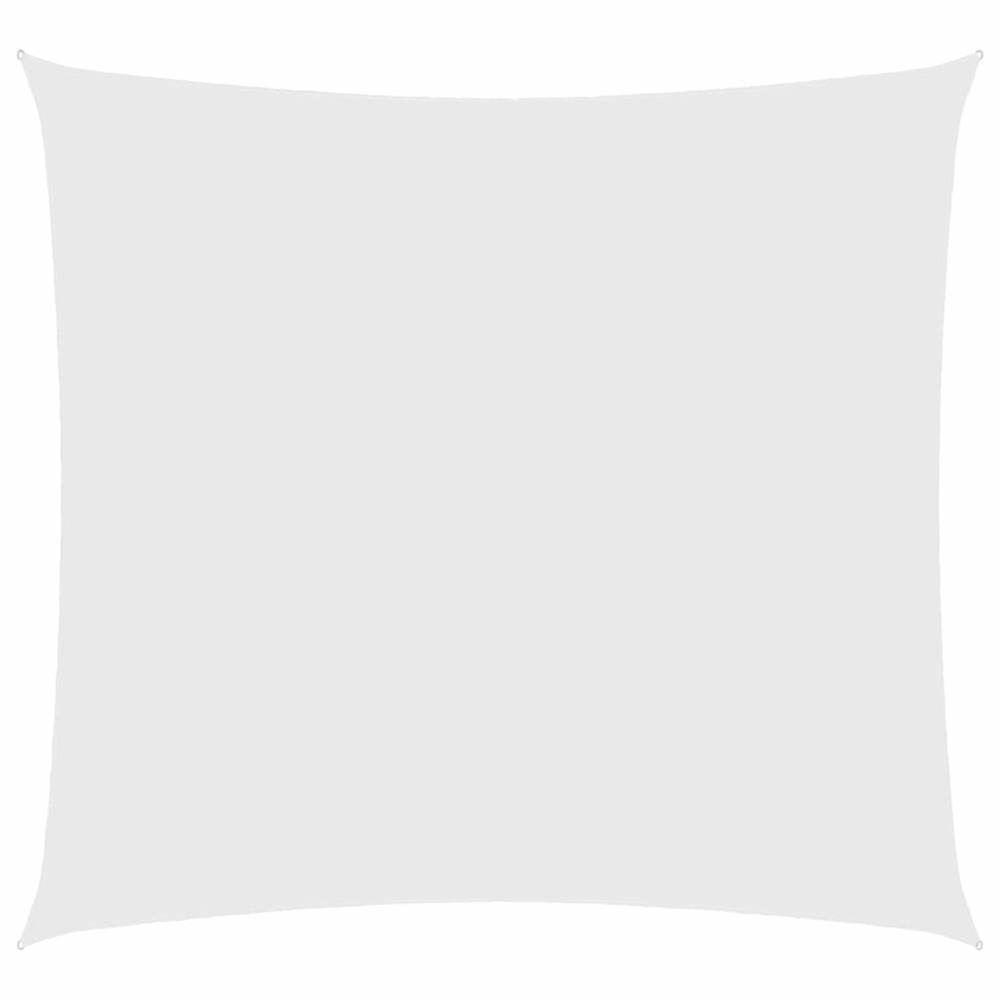 Voile de parasol tissu oxford carré 4x4 m blanc