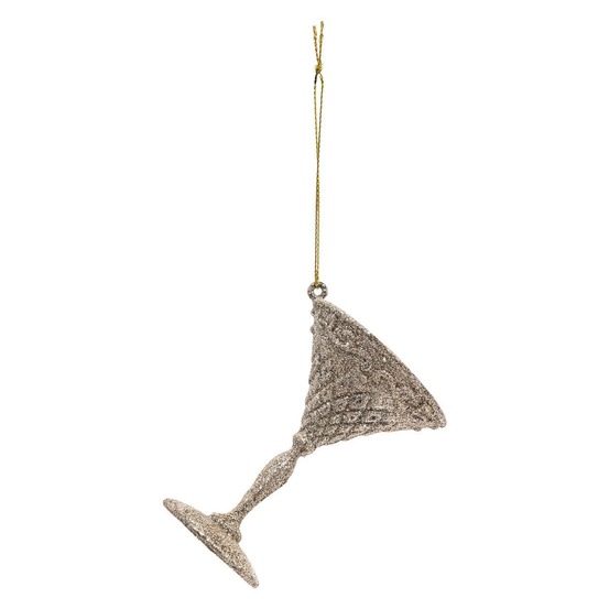 Sujet de noël plastique coupe doré