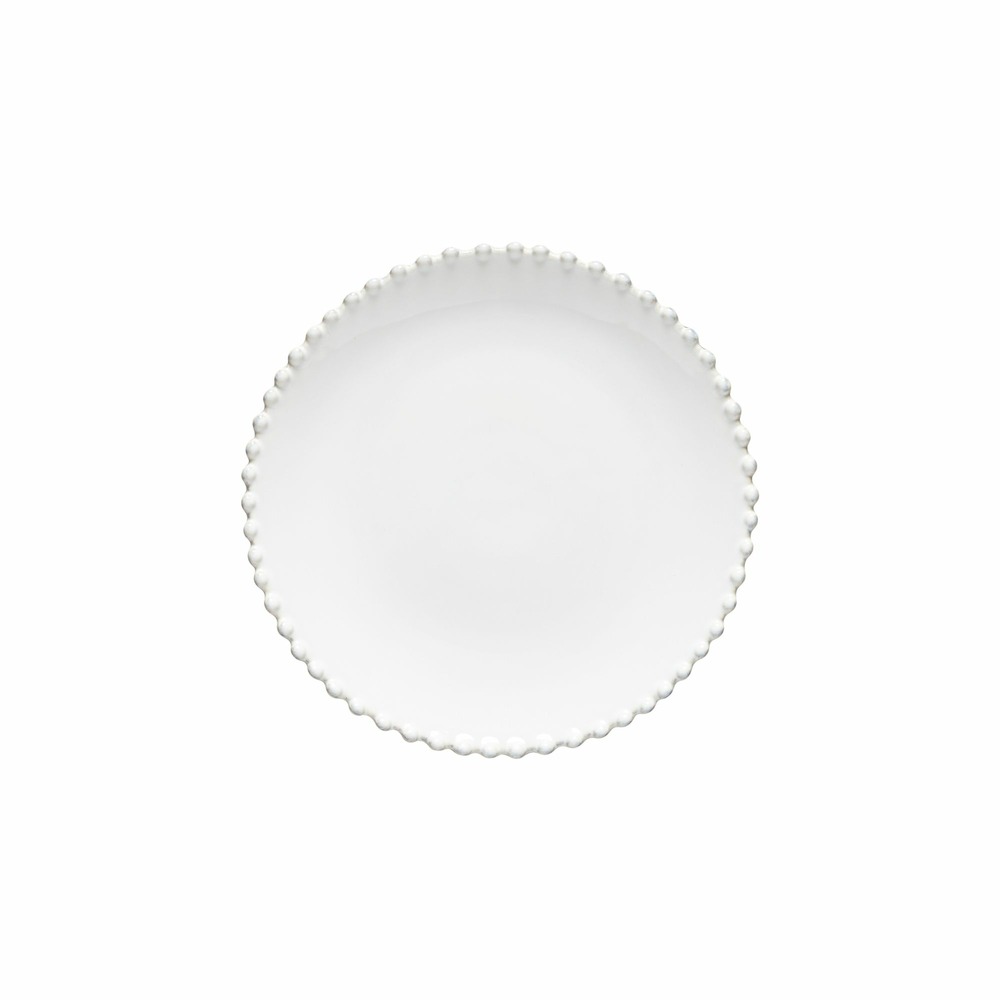 Assiette à dessert ø 22 cm pearl blanc - lot de 6 - costa nova
