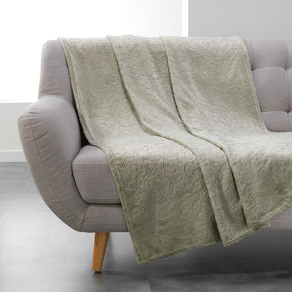 Plaid couverture flanelle baroco