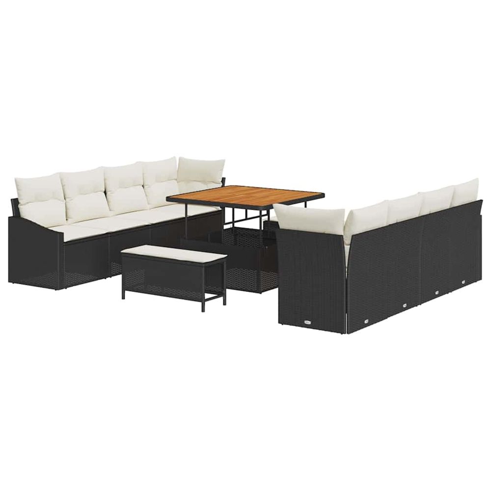 Ensemble de canapé de jardin 11 pc 10-nombre de places