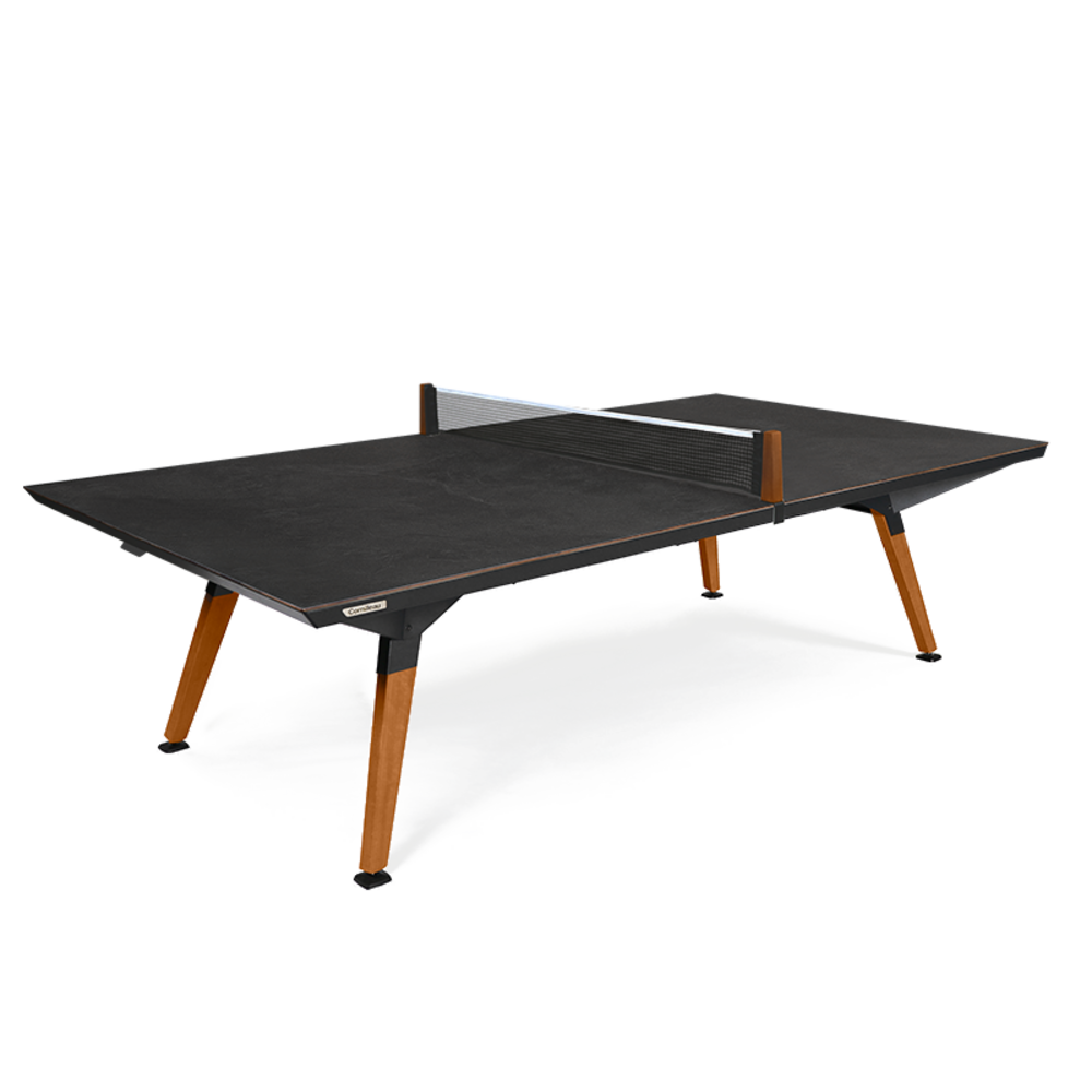 Table de ping-pong d'extérieur convertible origin outdoor - noire / filet tissu / panneau origin : stone