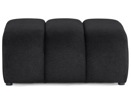 Debbie - pouf en tissu texturé