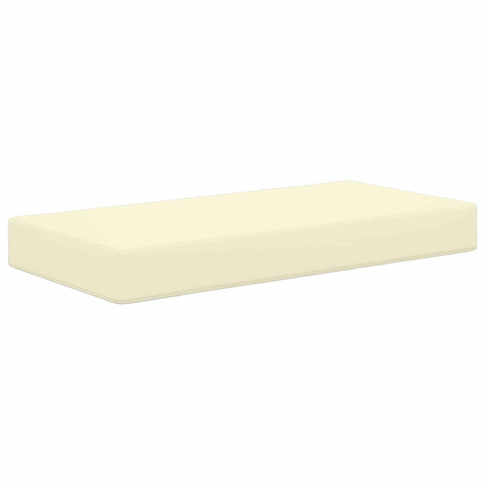 Coussin de siège d'extérieur 100 % polyester crème