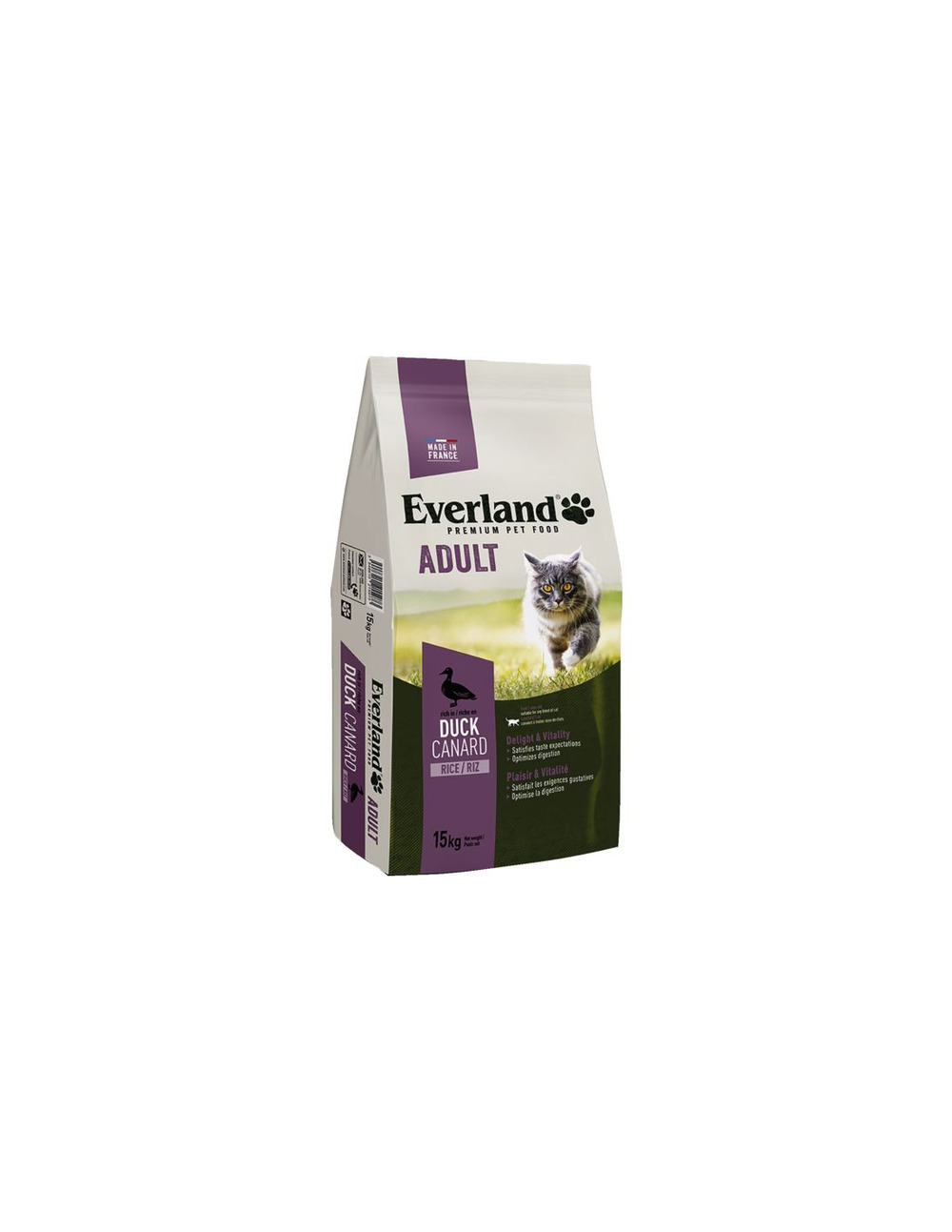 Everland chat adulte 15kg aliment complet pour chat adulte - everland