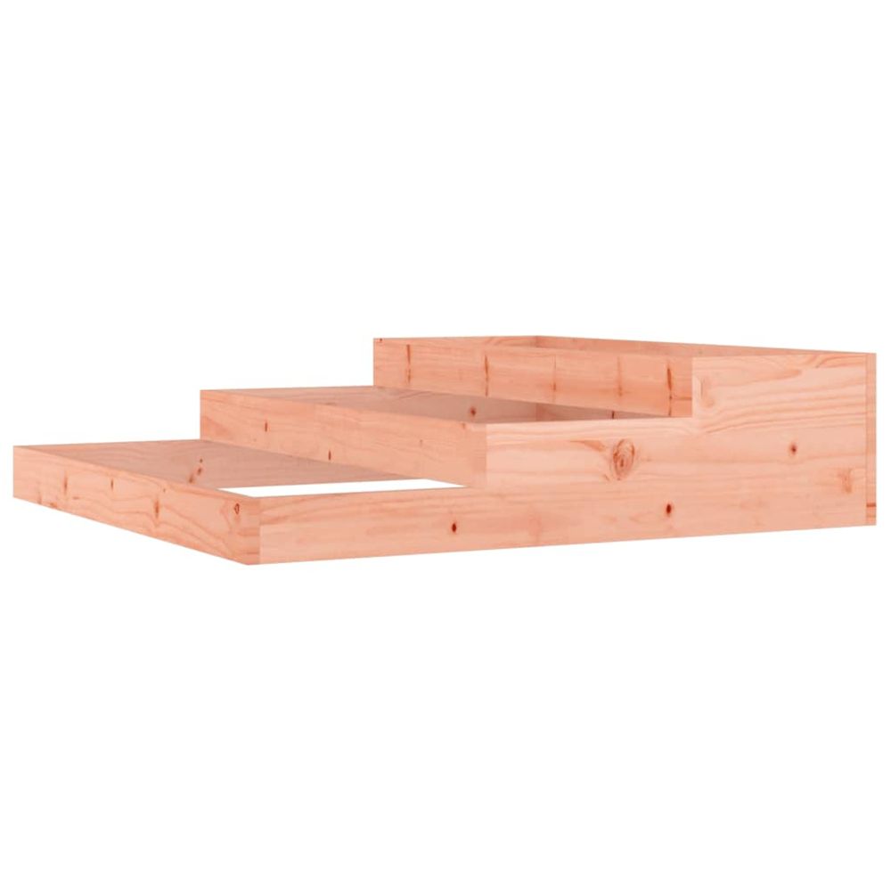 Jardinière d'extérieur 107x107x27 cm bois de douglas massif