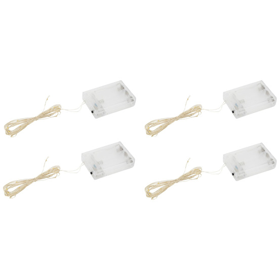 Guirlande led 3 mètres - 30 led lot de 4